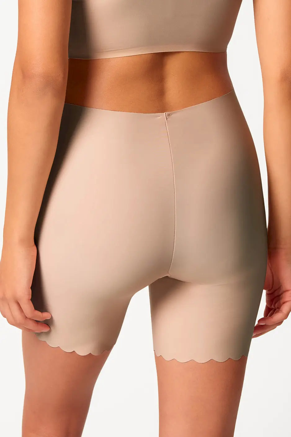 Kurze Hose aus der Wäsche-Serie SENSATION von der Marke Skiny, Farbe: beige, Rückansicht