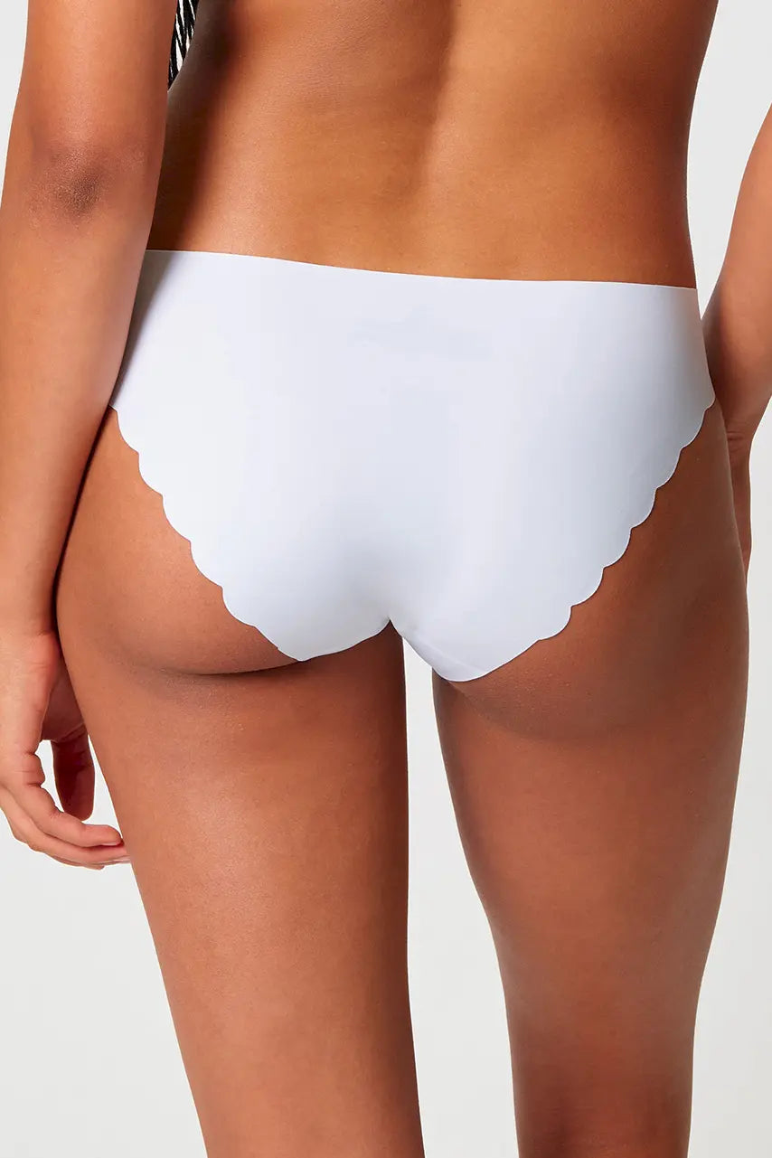 Rio Slip aus der Wäsche-Serie SENSATION von der Marke Skiny, Farbe: white, Rückansicht