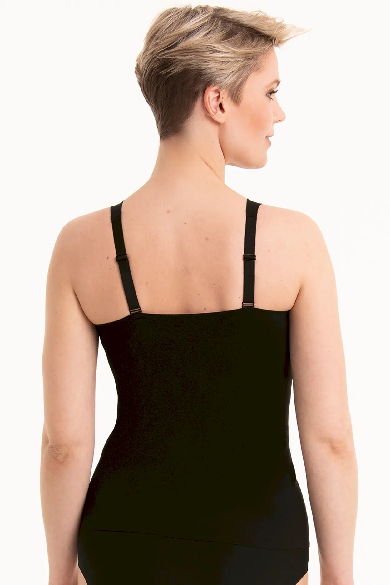 Hemd aus der Wäsche-Serie ESSENTIALS von der Marke Anita, Farbe: schwarz, Rückansicht