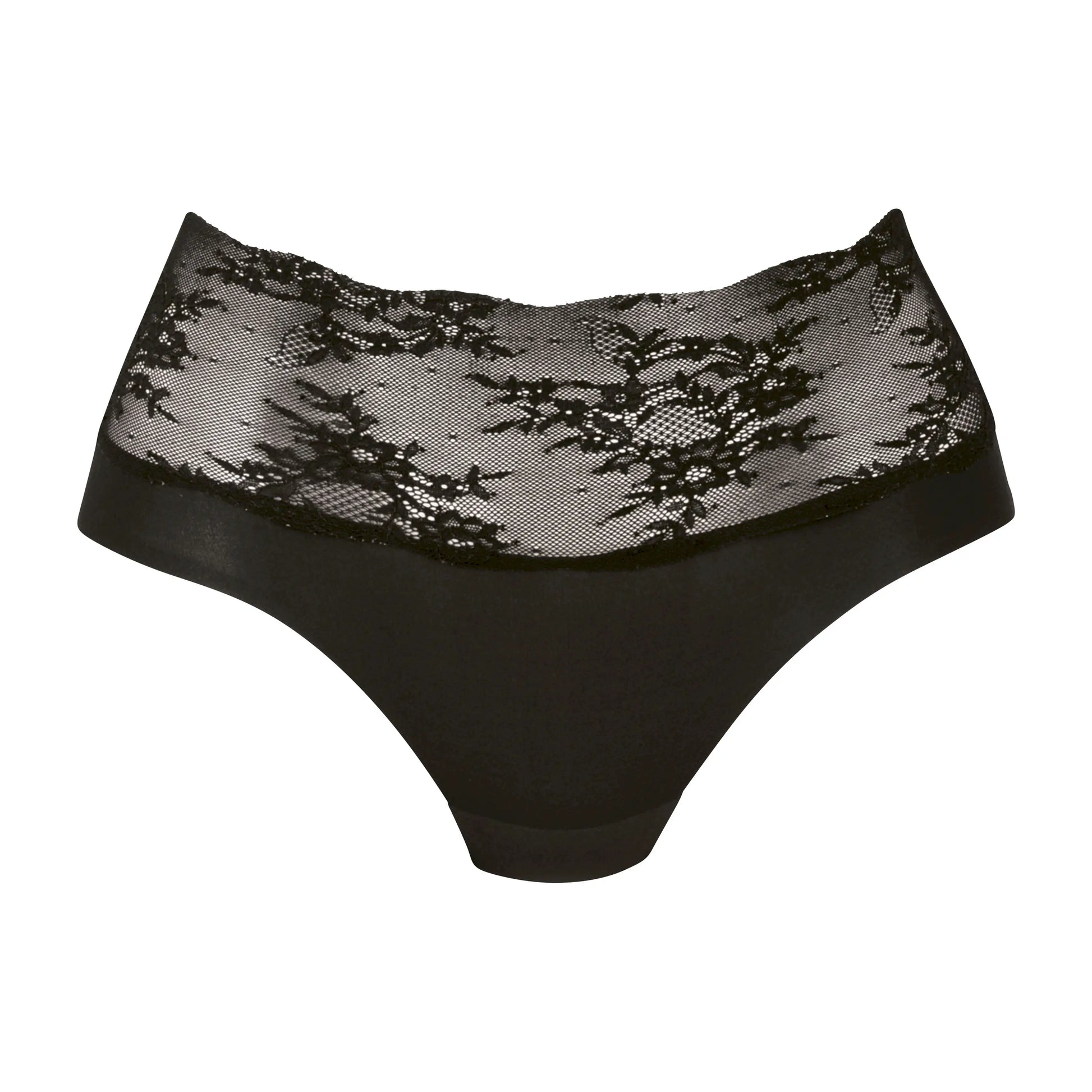Taillenslip aus der Wäsche-Serie ESSENTIALS LACE von der Marke Anita, Farbe: schwarz, Produktfoto