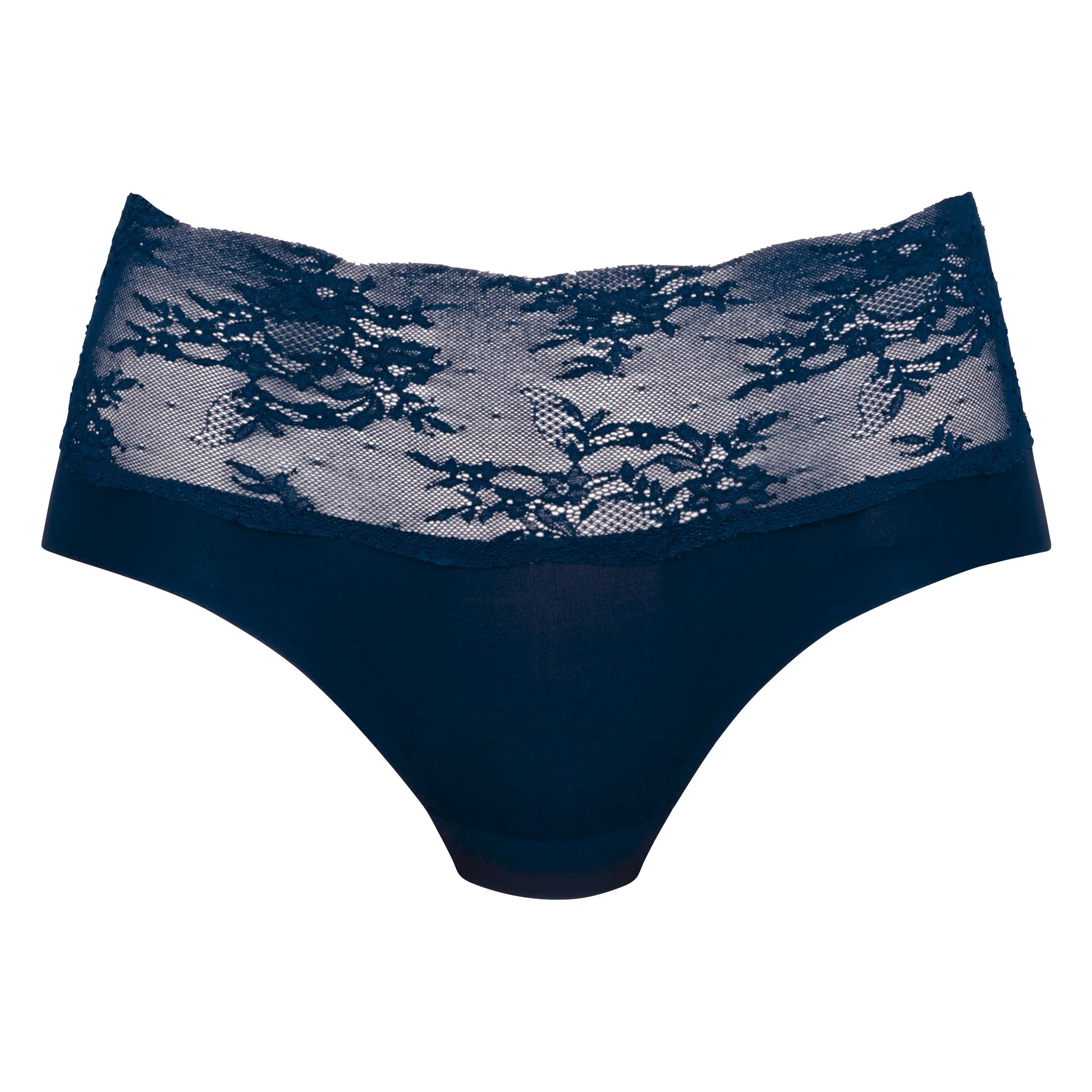 Taillenslip aus der Wäsche-Serie ESSENTIALS LACE von der Marke Anita, Farbe: maritim blue, Produktfoto