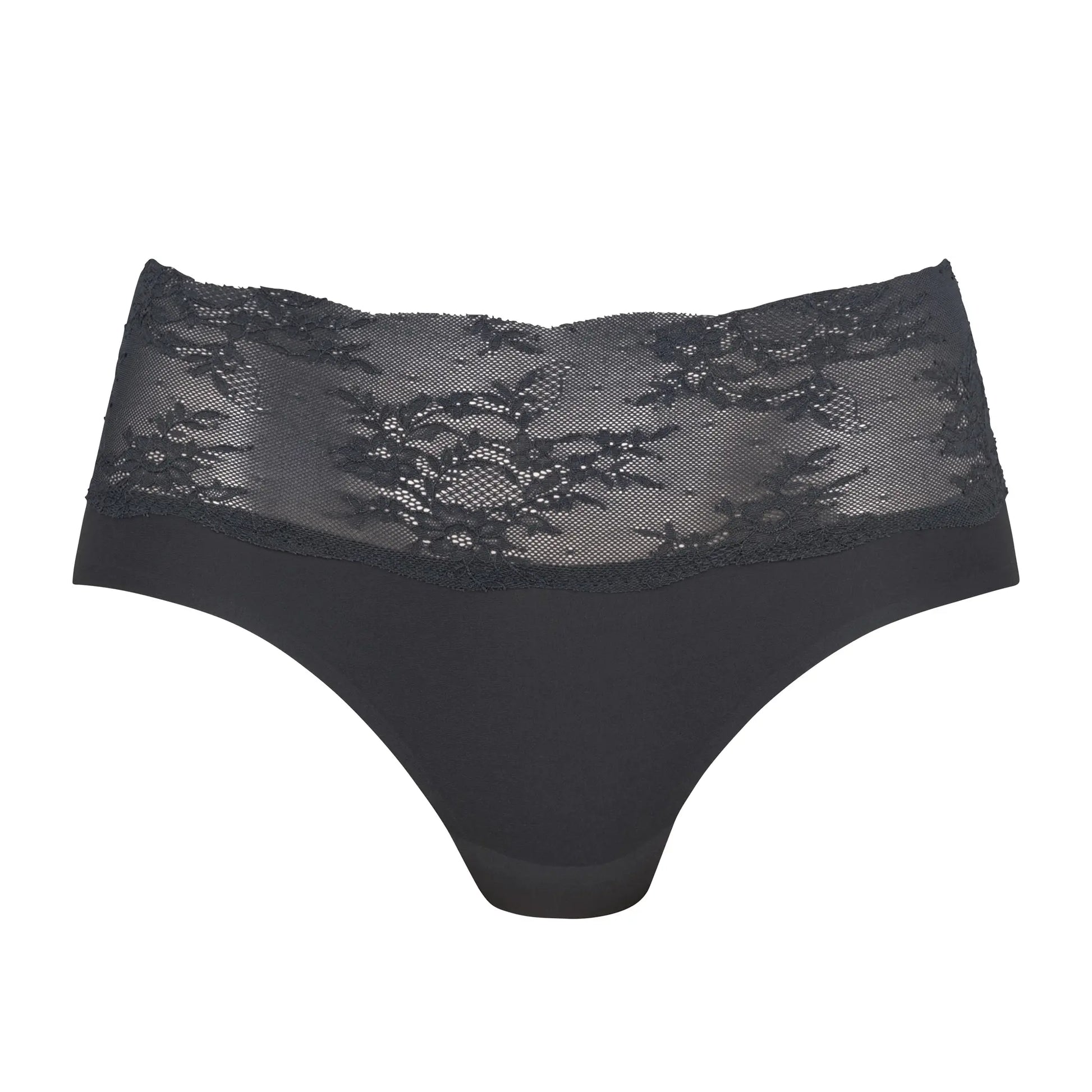 Taillenslip aus der Wäsche-Serie ESSENTIALS LACE von der Marke Anita, Farbe: anthrazit, Produktfoto