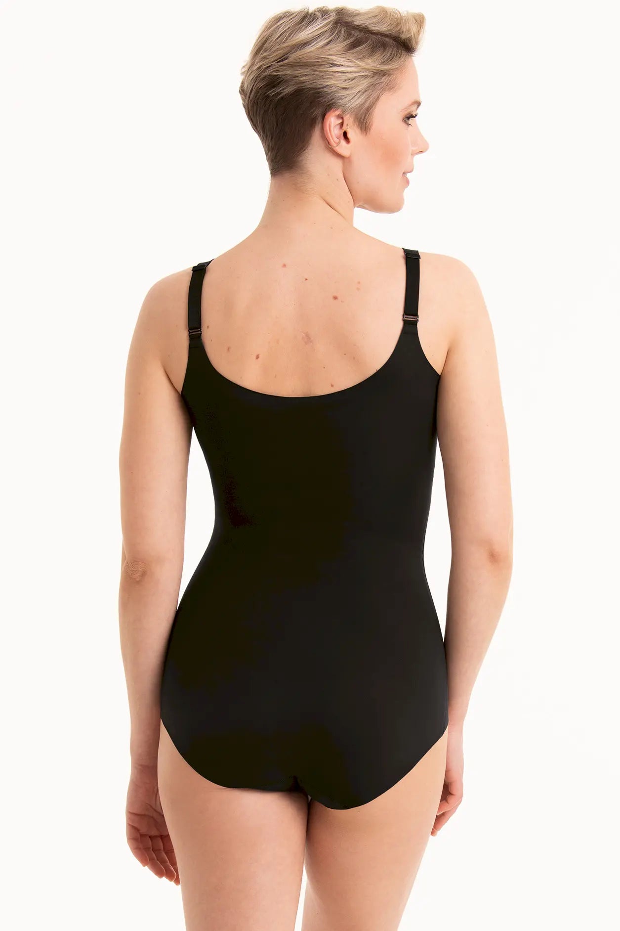 Body aus der Wäsche-Serie ESSENTIALS von der Marke Anita, Farbe: schwarz, Rückansicht