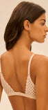 Triangel-BH aus der Wäsche-Serie SUBTILE von der Marke Simone Perele, Farbe: skin rose, Rückansicht