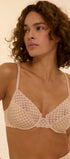 Bügel-BH aus der Wäsche-Serie SUBTILE von der Marke Simone Perele, Farbe: skin rose, Vorderansicht