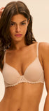 Spacer-BH aus der Wäsche-Serie SUBTILE für Damen von der Marke Simone Perele, Farbe: skin rose, Vorderansicht