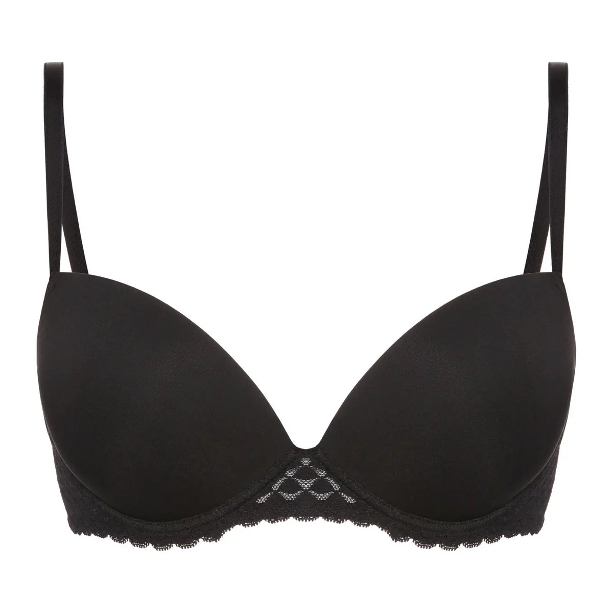 Push-up BH aus der Wäsche-Serie SUBTILE für Damen von der Marke Simone Perele, Farbe: schwarz, Produktfoto