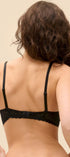 Push-up BH aus der Wäsche-Serie SUBTILE für Damen von der Marke Simone Perele, Farbe: schwarz, Rückansicht