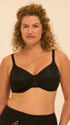 Minimizer-BH mit extra Halt aus der Wäsche-Serie SUBTILE für Damen von der Marke Simone Perele, Farbe: schwarz, Vorderansicht
