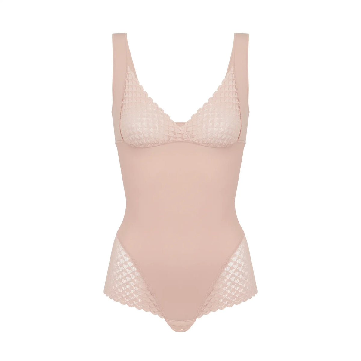 Trägerbody aus der Wäsche-Serie SUBTILE von der Marke Simone Perele, Farbe: skin rose, Produktfoto