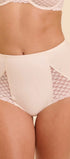 Miederslip für Damen aus der Wäsche-Serie SUBTILE von der Marke Simone Perele, Farbe: naturel, Vorderansicht