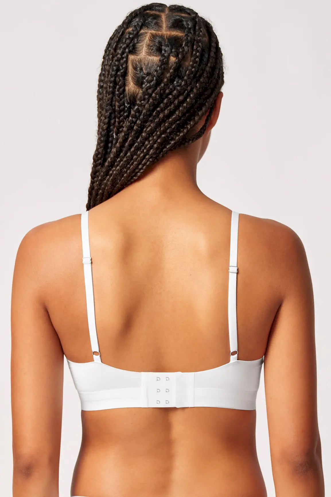 Soft BH aus der Wohlfühlwäsche-Serie SMARTOUCH von der Marke Skiny, Farbe: white, Rückansicht