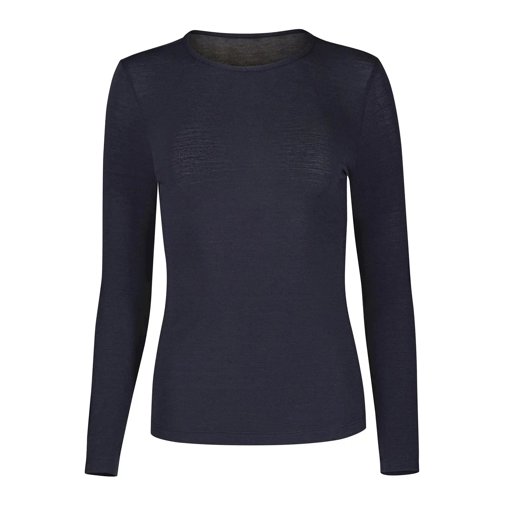 Langarmshirt aus der Wohlfühlwäsche-Serie CASHMEREDELUXE von der Marke Skiny, Farbe: crown blue, Produktfoto