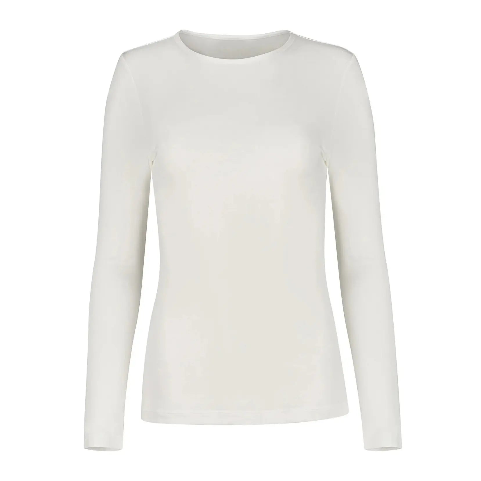 Langarmshirt aus der Wohlfühlwäsche-Serie CASHMEREDELUXE von der Marke Skiny, Farbe: ivory, Produktfoto