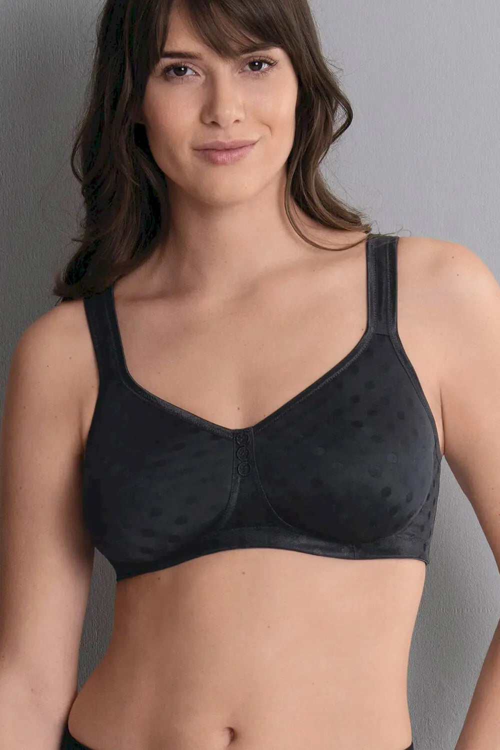 Komfort BH mit Spacerschale aus der Frauenunterwäsche-Serie AIRITA von der Marke Anita, Farbe: schwarz, Vorderansicht