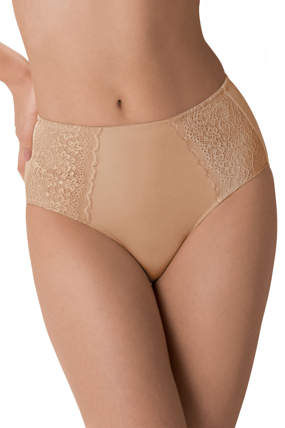 Taillenslip Dessous-Serie HAVANNA von der Marke Anita, Farbe: desert, Vorderansicht