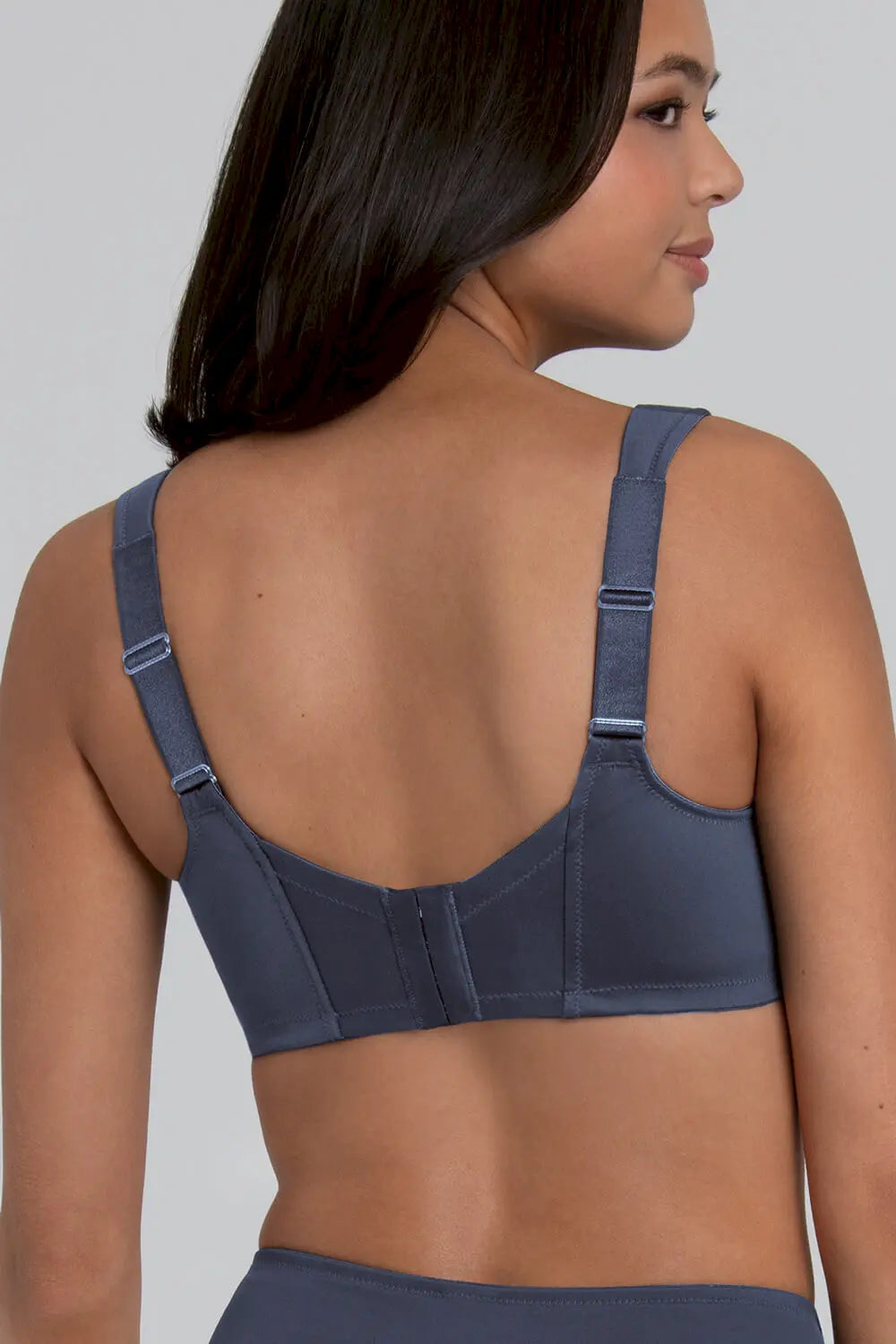 Entlastungs-BH Dessous-Serie HAVANNA von der Marke Anita, Farbe: shadow blue, Rückansicht