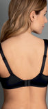 Komfort BH mit Bügel aus der Damenunterwäsche-Serie LUCIA von der Marke Anita, Farbe: schwarz, Rückansicht