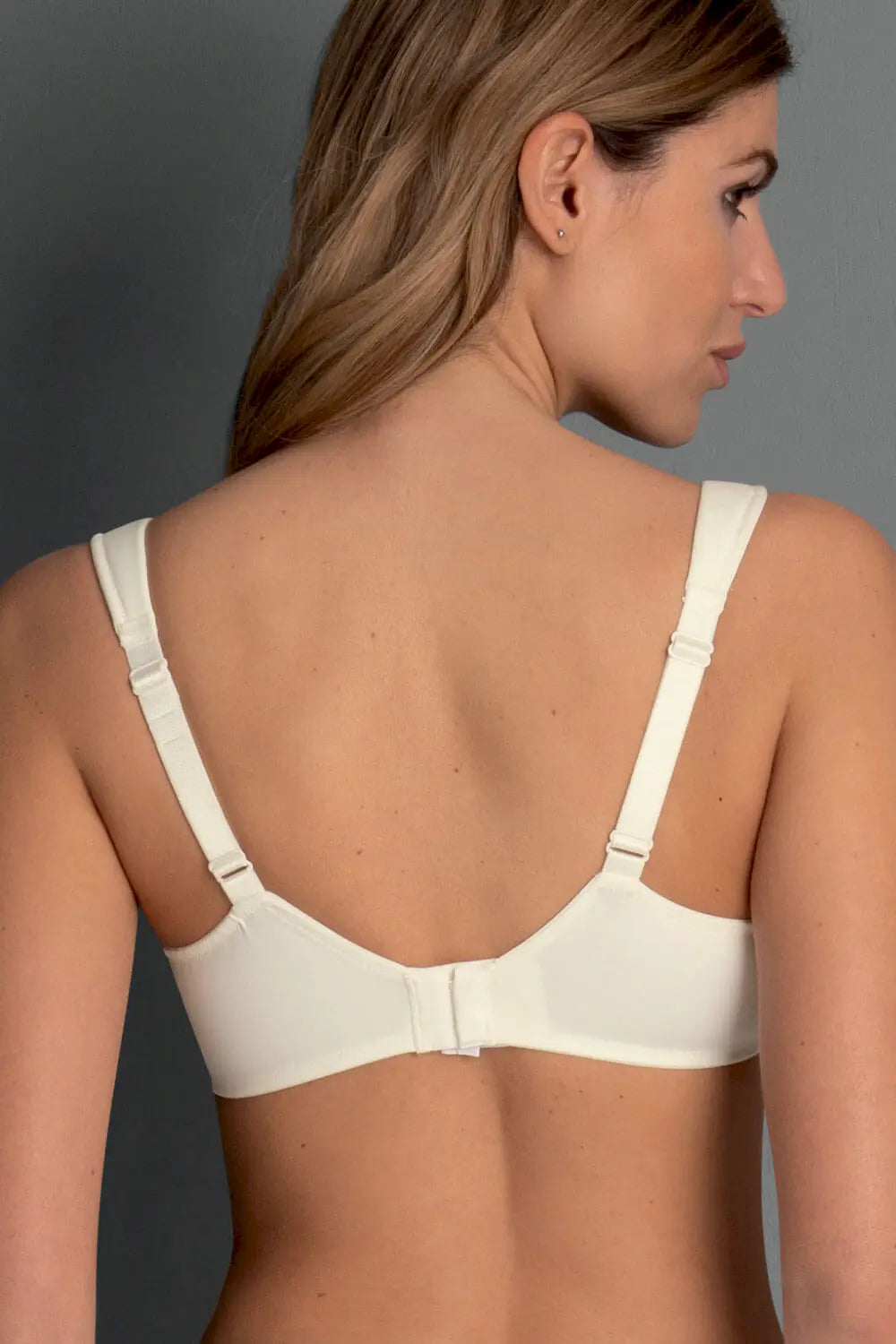 Komfort BH mit Bügel aus der Damenunterwäsche-Serie LUCIA von der Marke Anita, Farbe: crystal, Rückansicht