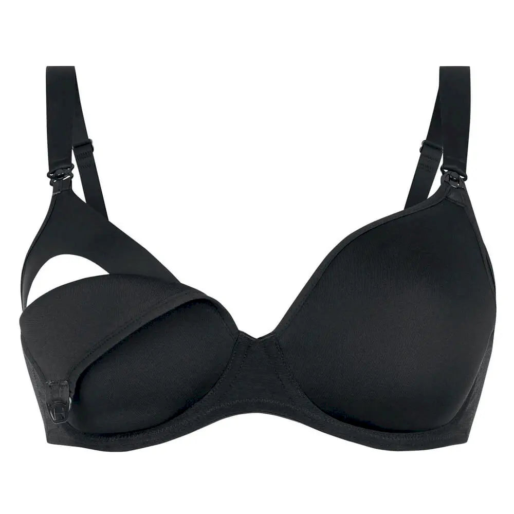 Still BH mit Spacerschale aus der Umstandsunterwäsche-Serie MISS von der Marke Anita maternity, Farbe: schwarz, Produktfoto
