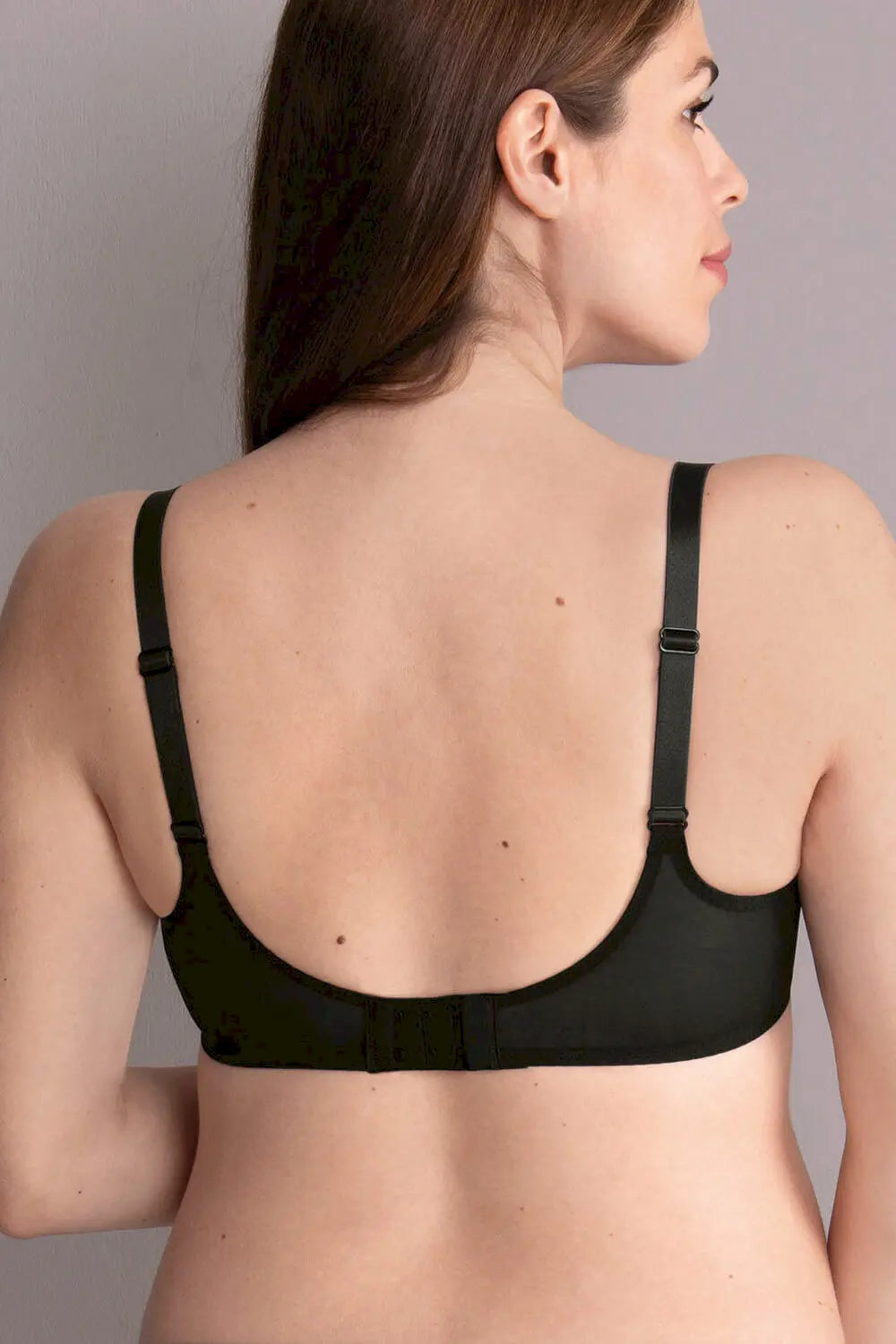 Still BH aus der Umstandsdessous-Serie FLEUR von der Marke Anita maternity, Farbe: schwarz, Rückansicht