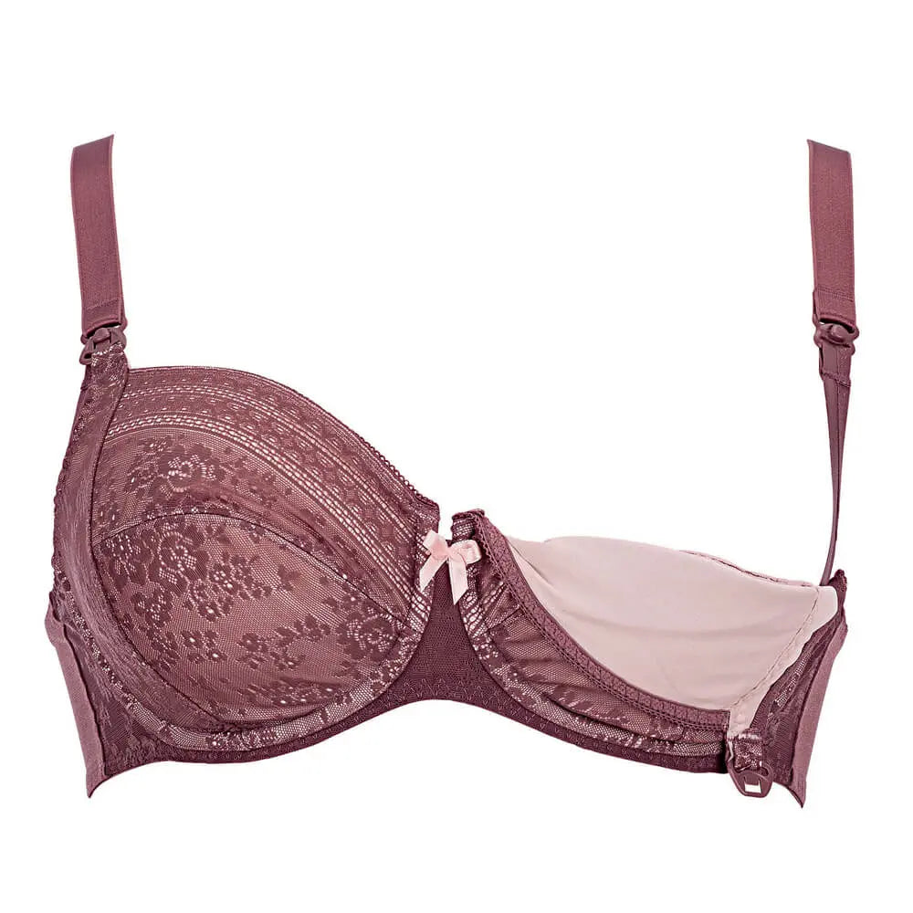 Still BH aus der Umstandsdessous-Serie FLEUR von der Marke Anita maternity, Farbe: berry, Produktfoto