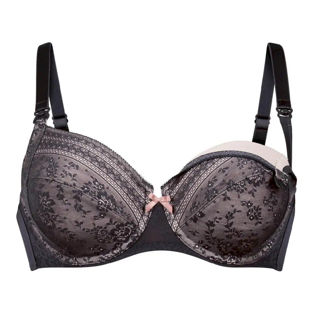 Still BH aus der Umstandsdessous-Serie FLEUR von der Marke Anita maternity, Farbe: anthrazit, Produktfoto