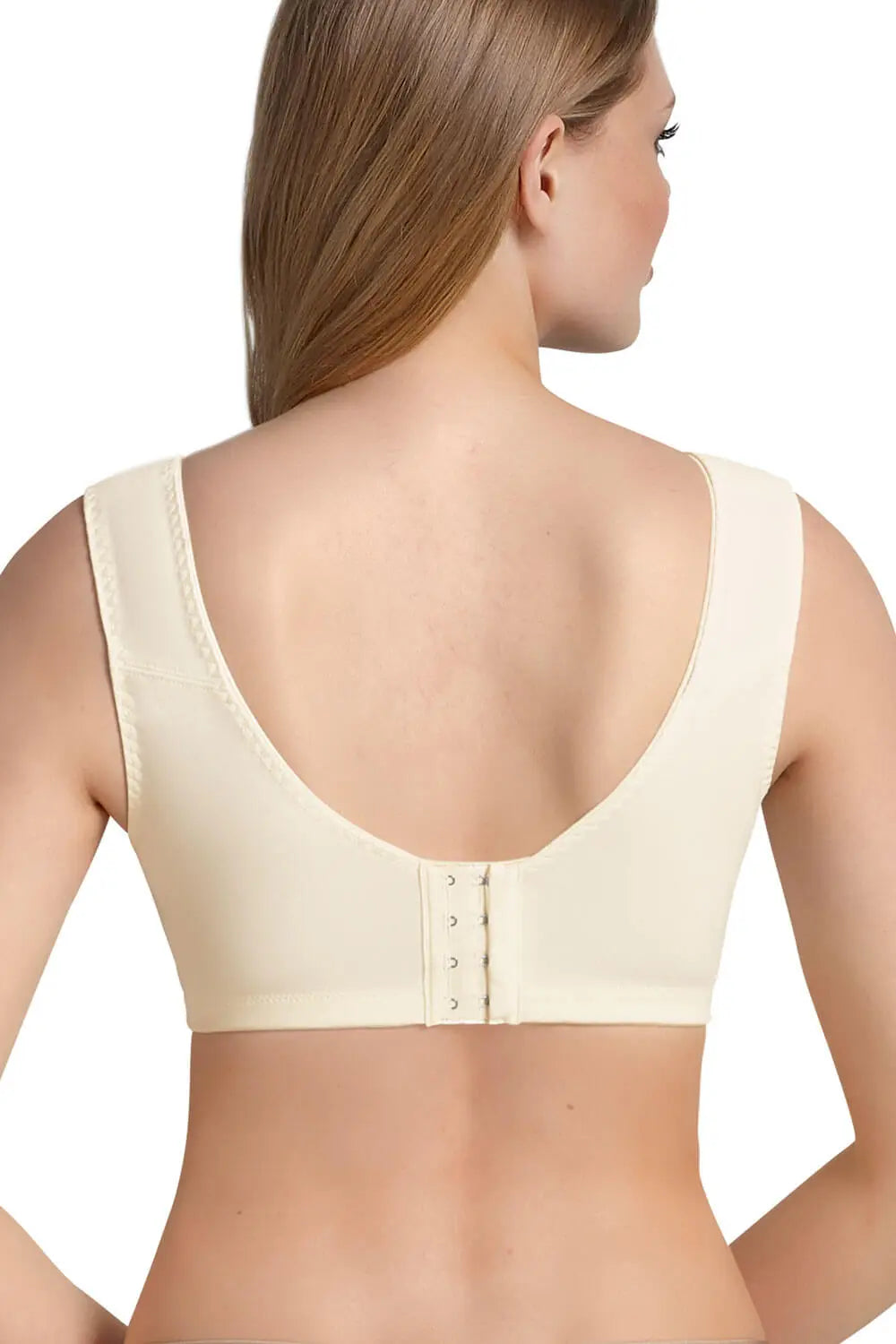 Entlastungs BH aus der Frauenunterwäsche-Serie MICRO ENERGEN von der Marke Anita, Farbe: champagner, Rückansicht