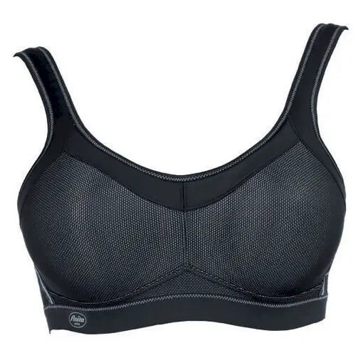 Sport BH aus der Sportwäsche-Serie MOMENTUM von der Marke Anita active, Farbe: schwarz, Produktfoto