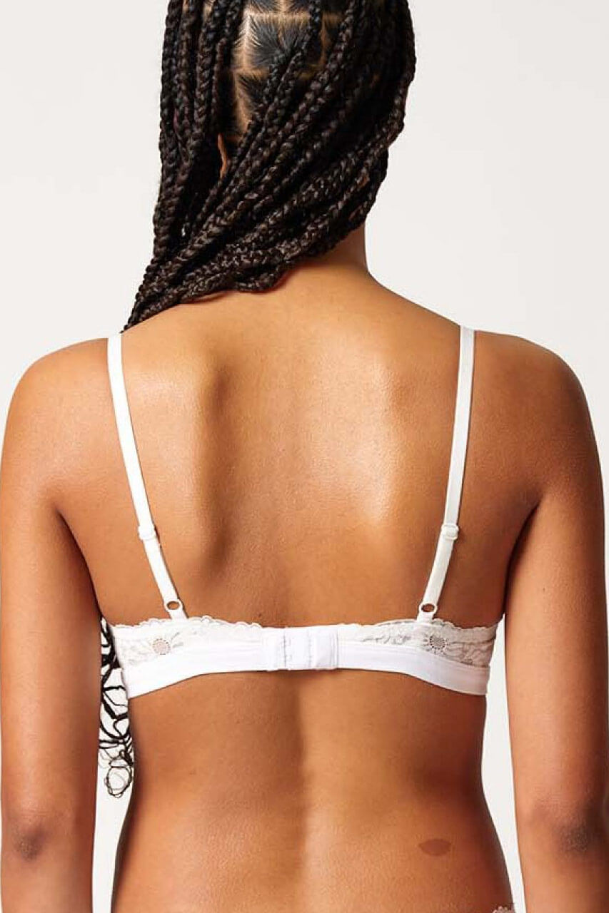 Triangel BH (white) - EVERY DAY IN COTTON LACE MULTIPACK Skiny