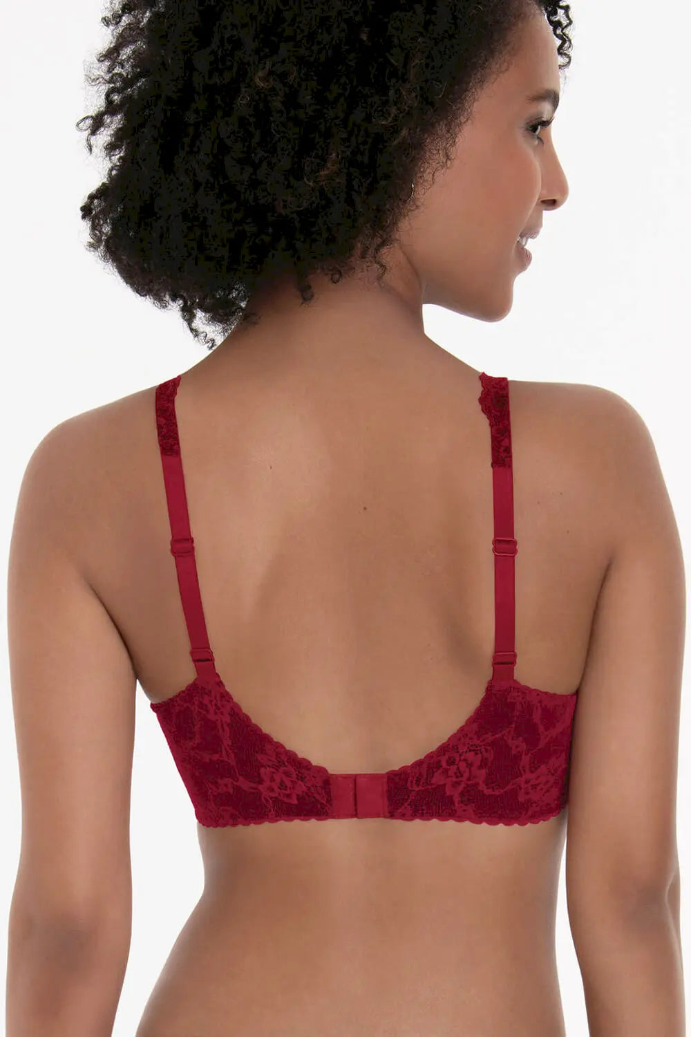 Bügel BH aus der Dessous-Serie BOBETTE von der Marke Rosa Faia, Farbe: rubin, Rückansicht