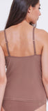 Shirt aus der Frauenunterwäsche-Serie SOFT ADAPT von der Marke Sloggi, Farbe: cacao, Rückansicht
