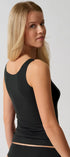 Tank Top aus der nahtlosen Unterwäsche-Serie ADVANTAGE MODAL INVISIBLE von der Marke Skiny, Farbe: black, Rückansicht