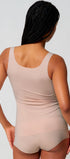 Tank Top aus der nahtlosen Unterwäsche-Serie ADVANTAGE MODAL INVISIBLE von der Marke Skiny, Farbe: beige, Rückansicht