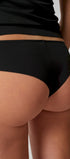 Cheeky Panty aus der nahtlosen Unterwäsche-Serie ADVANTAGE MODAL INVISIBLE von der Marke Skiny, Farbe: black, Rückansicht