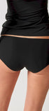 Panty aus der nahtlosen Unterwäsche-Serie ADVANTAGE MODAL INVISIBLE von der Marke Skiny, Farbe: black, Rückansicht