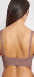 Romantischer Bralette aus der Bodywear-Serie ZERO FEEL BLISS von der Marke Sloggi, Farbe: cacao, Rückansicht