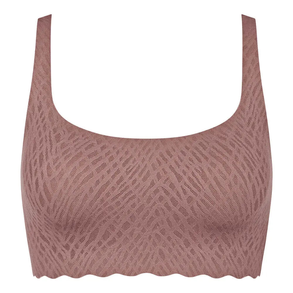 Top aus der romantischen Bodywear-Serie ZERO FEEL BLISS von der Marke Sloggi, Farbe: cacao, Produktfoto