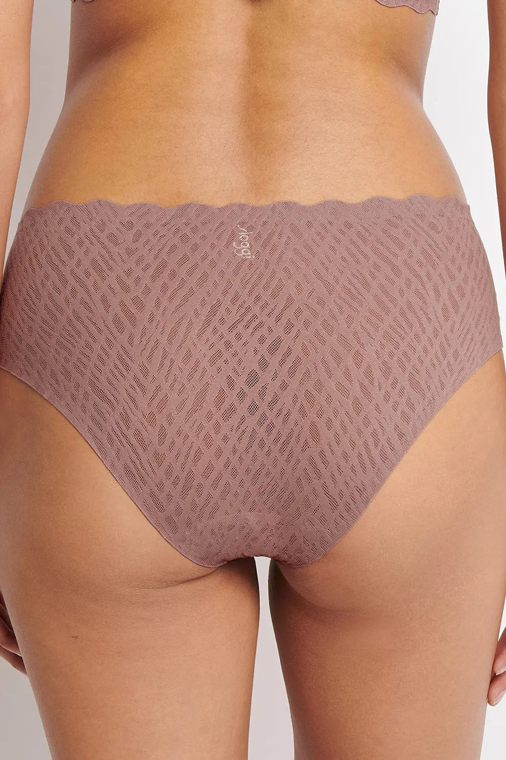 Hipster aus der romantischen Bodywear-Serie ZERO FEEL BLISS von der Marke Sloggi, Farbe: cacao, Rückansicht