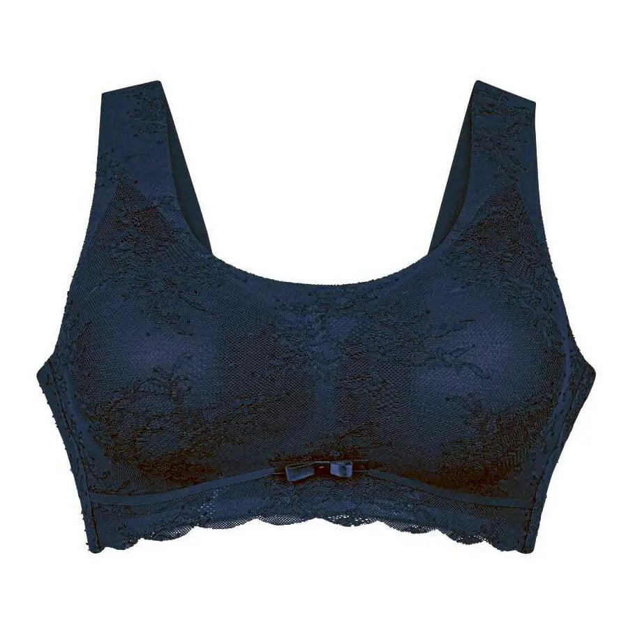 Bralette aus der Wäsche-Serie ESSENTIALS LACE von der Marke Anita, Farbe: maritim blue, Produktfoto