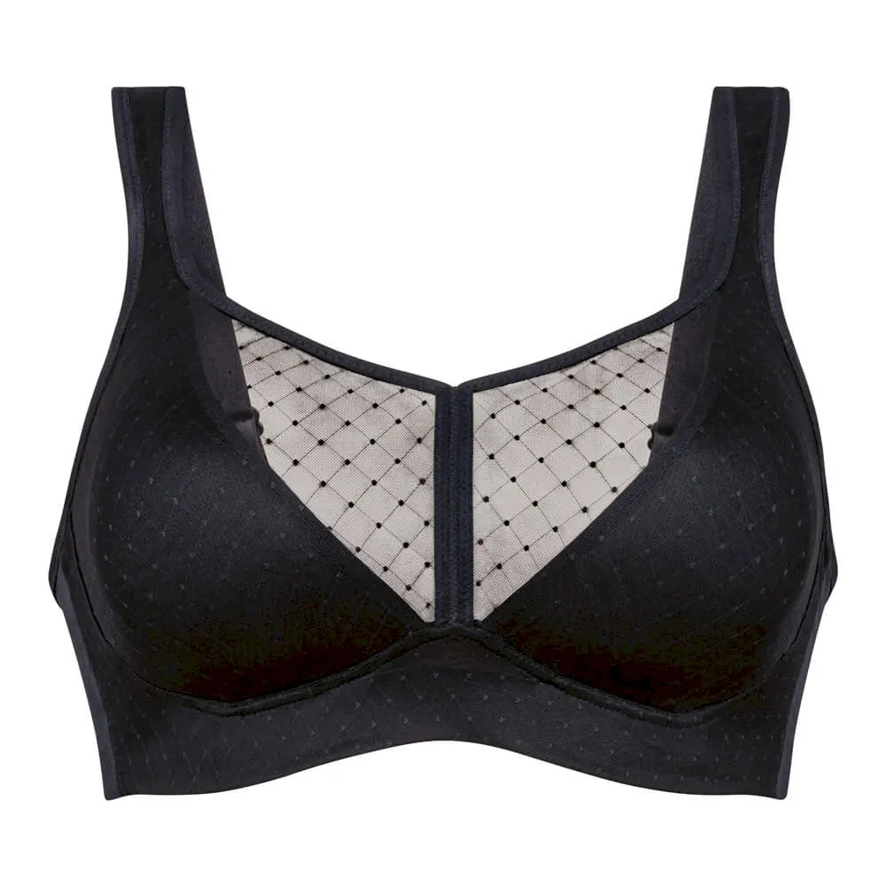 Soft BH mit Schale aus der Dessous-Serie EVE von der Marke Rosa Faia, Farbe: schwarz, Produktfoto