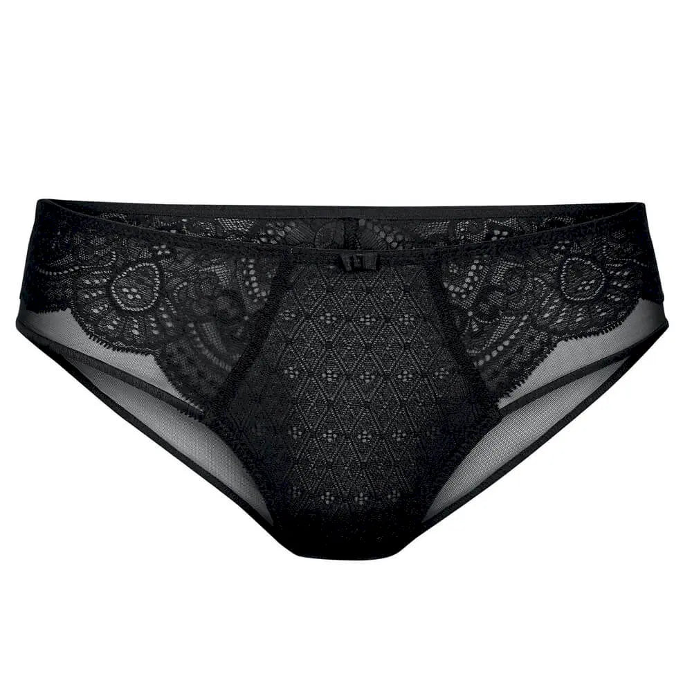 Femininer Shorty aus der Wäsche-Serie SELMA von der Marke Rosa Faia, Farbe: schwarz, Produktfoto