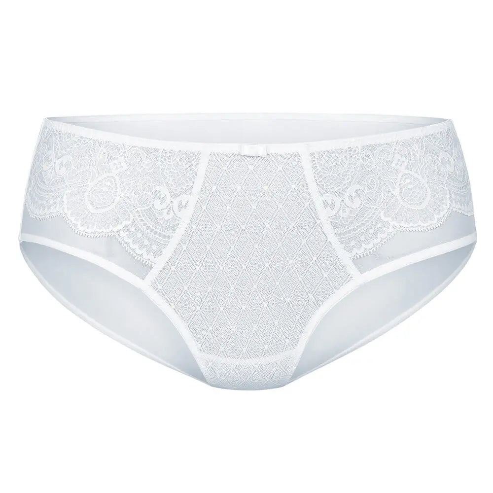 Femininer Taillenslip aus der Wäsche-Serie SELMA von der Marke Rosa Faia, Farbe: weiss, Produktfoto