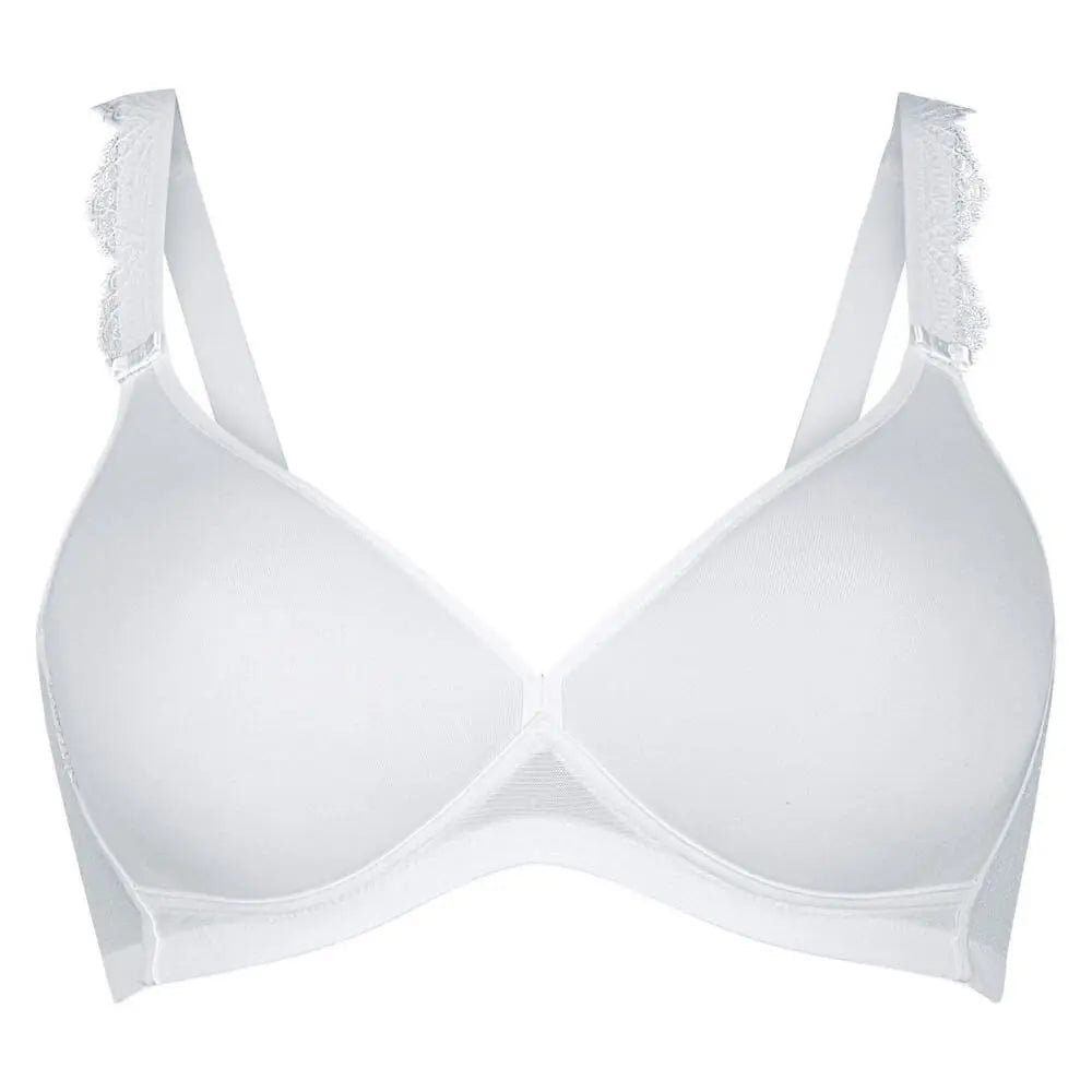 Soft BH mit Spacerschale aus der feminine Wäsche-Serie SELMA von der Marke Rosa Faia, Farbe: weiss, Produktfoto