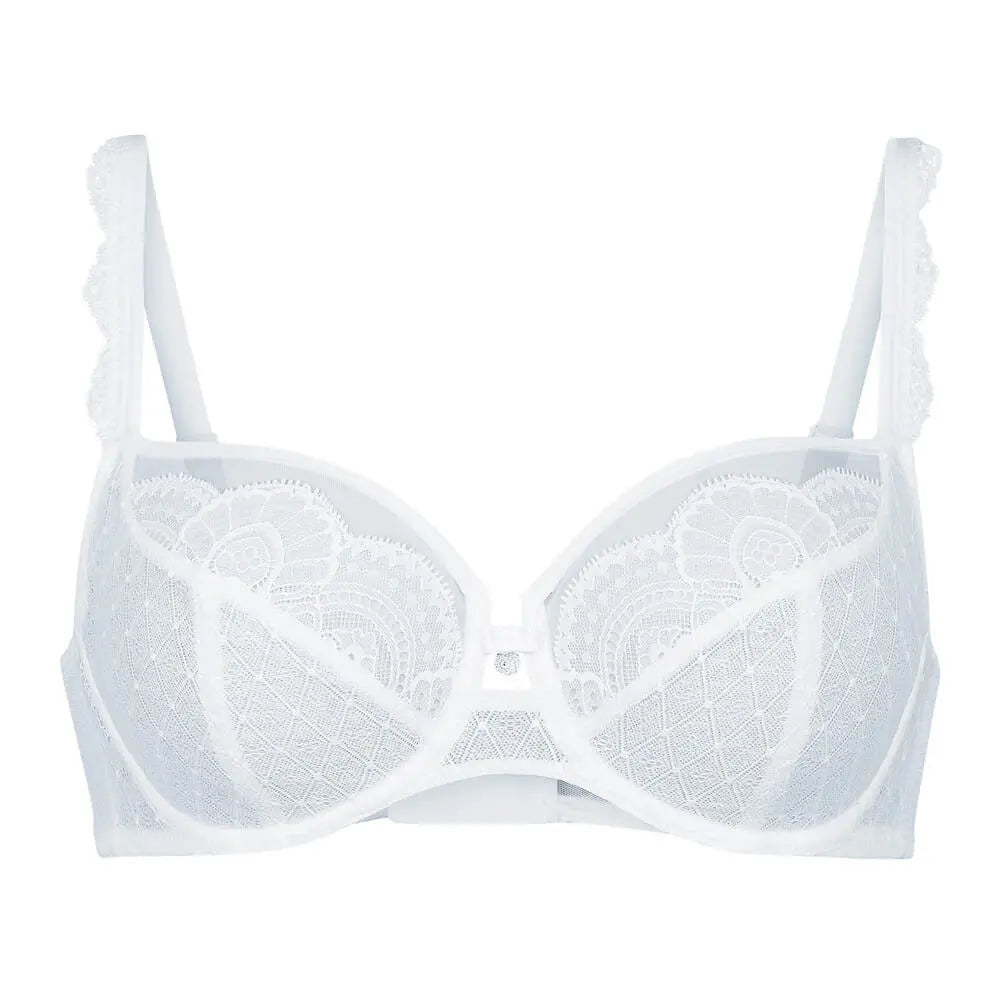 Bügel BH aus der feminine Wäsche-Serie SELMA von der Marke Rosa Faia, Farbe: weiss, Produktfoto