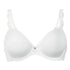 Femininer Bügel-BH mit Spacerschale aus der Wäsche-Serie SELMA von der Marke Rosa Faia, Farbe: weiss, Produktfoto