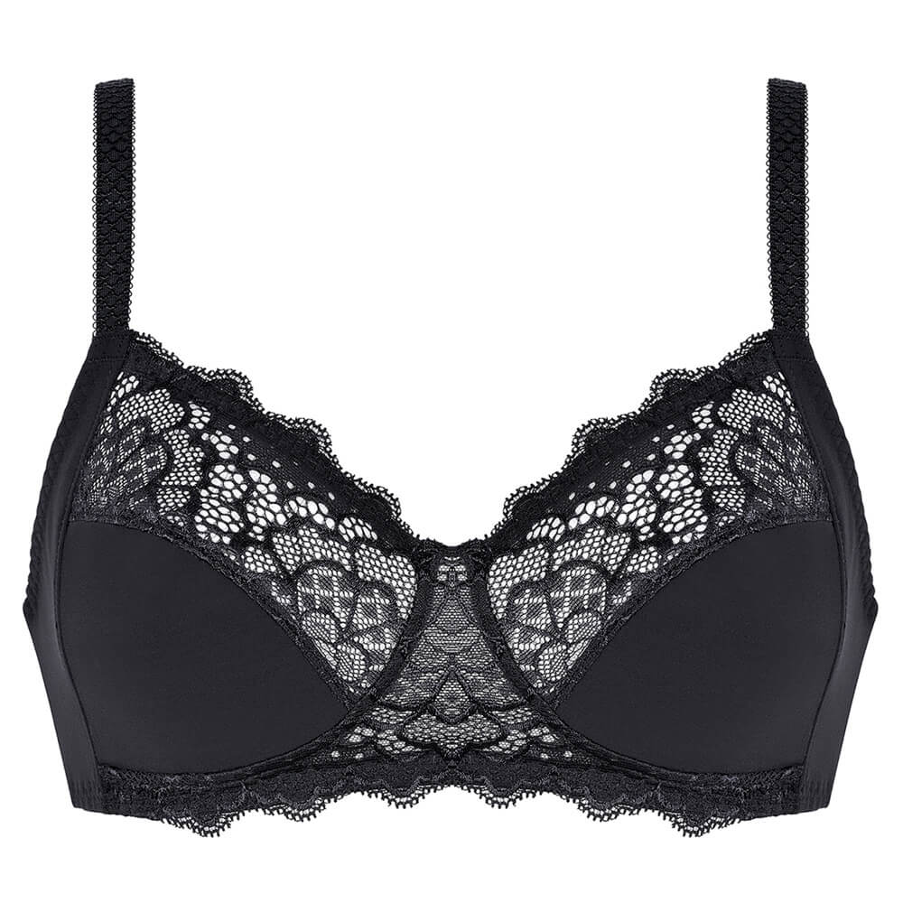 BH ohne Bügel Lingerie-Serie CARESSE von der Marke Simone Perele, Farbe: schwarz, Produktfoto