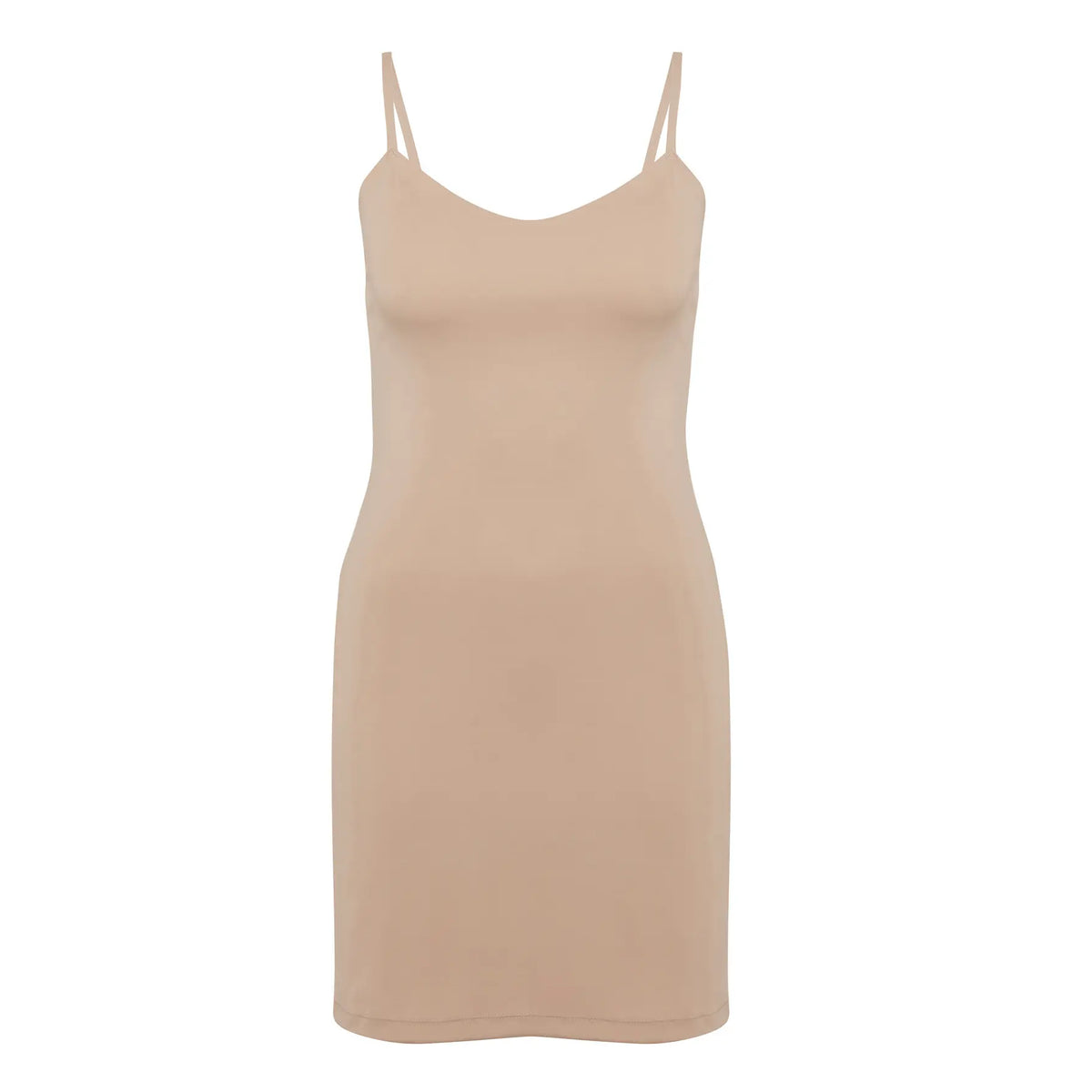 Nahezu unsichtbares Unterkleid aus der Damenunterwäsche-Serie ESSENTIEL von der Marke Simone Perele, Farbe: skin rose, Produktfoto