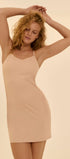 Nahezu unsichtbares Unterkleid aus der Damenunterwäsche-Serie ESSENTIEL von der Marke Simone Perele, Farbe: skin rose, Seitenansicht