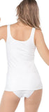 Tank Top im 2er Pack aus der Basicwäsche-Serie COTTON ADVANTAGE von der Marke Skiny, Farbe: white, Rückansicht